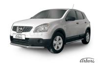 Защита переднего бампера Arbori d57 короткая NISSAN QASHQAI +2 2007-2011
