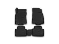 Nissan X-Trail (14–) Коврики 3D в салон, 4 шт. (полиуретан), бежевые
