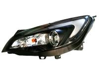 Opel Astra J (09-) фары передние линзовые хромированные, со светодиодной подсветкой DRL, с электрокорректором, комплект 2 шт.