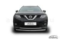 Защита переднего бампера Arbori d57 короткая NISSAN X-TRAIL 2015-