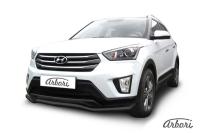 Защита переднего бампера Arbori d57 "волна" HYUNDAI Creta 4WD 2016-