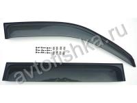 Toyota Land Cruiser 100, Lexus LX470 (98-07) дефлекторы окон темные, боковые ветровики, комплект 4 шт.