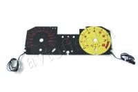 Renault Megane 2 SPORT светодиодные шкалы (циферблаты) на панель приборов