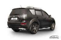 Защита заднего бампера "уголки" Arbori d57 MITSUBISHI OUTLANDER XL NEW 2010-2012