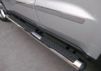 Jeep Grand Cherokee (11-) пороги боковые из алюминиевого профиля