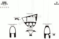 Ford Focus 1998-2004 декоративные накладки (отделка салона) под дерево, карбон, алюминий