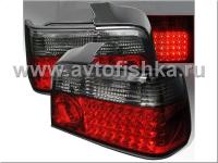 BMW 3 E36 4 дв. седан фонари задние светодиодные красно-тонированные, комплект 2 шт.