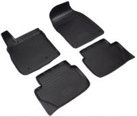 Ford Ecosport (14–) Коврики салона (полиуретан), чёрные (3D)