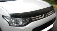 Mitsubishi Outlander (12–) Дефлектор капота, темный