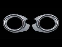 Mazda 3 (2003-) седан хромированные накладки на противотуманки