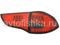 Mitsubishi Pajero Sport, Challenger (09-) фонари задние светодиодные красно-тонированные, комплект 2 шт.