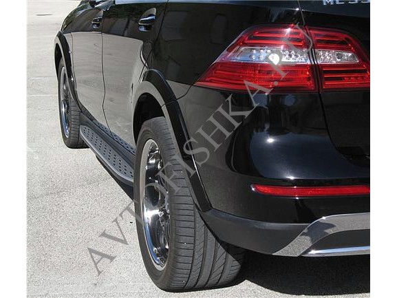 Mercedes ML-Class W166 (11-) Расширители колесных арок (комплект, 8 частей)