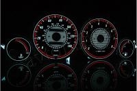 Honda Civic (95-00) 5D светодиодные шкалы (циферблаты) на панель приборов - дизайн 1