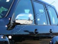 Toyota Land Cruiser Prado 120, Lexus GX470 (02-09) накладки на боковые зеркала из нержавеющей стали, комплект 2 шт.