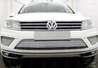 Volkswagen Touareg (14–) Защита радиатора Premium, хром, боковая часть (2 части)