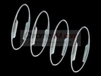 Ford Fiesta (08-) хэтчбек хромированные декоративные накладки под внешние ручки дверей, комплект 4 шт.