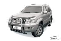 Защита передняя Arbori d76 высокая с защитой картера TOYOTA LAND CRUISER PRADO 2003-2010