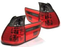 BMW X5 (98-06) фонари задние красно-тонированные прозрачные, комплект лев.+прав.