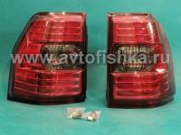 Mitsubishi Pajero 4 (2006-) фонари задние светодиодные красно-тонированные, комплект 2 шт.