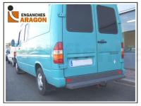 ТСУ на MERCEDES Sprinter, 1995-2006/VW LT, 1995-2006, (для авто с задней ступенью с базой 3.550 / 4.025 mm), тип шара: A