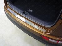 Kia Sportage (16–) Накладка на задний бампер (лист шлифованный)