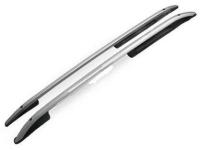 Nissan Juke (10-) рейлинги на крышу с пластиковыми опорами, комплект 2 шт.