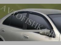 Дефлекторы боковых окон 4 части темные BREEZE Nissan Almera Classic 2006-