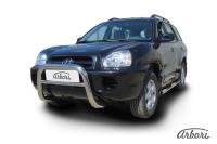 Защита передняя Arbori d76 низкая HYUNDAI SANTA-FE CLASSIC (Таганрог) 2001-