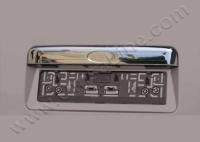 Ford Transit (06–13) Накладка над номером на крышку багажника, нерж. (с логотипом)