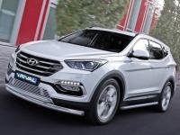 Hyundai Santa Fe (15–) Решетка бампера d10