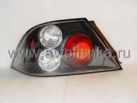Mitsubishi Lancer, Mirage (01-03) фонари задние черные, комплект 2 шт.