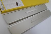 Накладки на внутренние пороги с надписью, нерж. сталь, 2 шт. Alu-Frost 08-0607 для MITSUBISHI Pajero IV