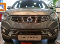 SsangYong Actyon (14–) Решетка переднего бампера, нерж.