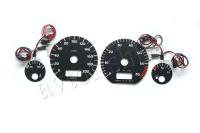 Volkswagen Golf 3 светодиодные шкалы (циферблаты) на панель приборов - дизайн 3