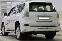 Lexus GX (13–) Защита задняя уголки 76/42 мм двойная