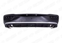 Mercedes-Benz GLE-Klasse C167 рестайлинг 2023 - н.в. Диффузор заднего бампера 5.3 AMG с хром насадками на глушитель