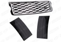 Land Rover Range Rover 4 поколение 2012 - 2017 Решетка радиатора серый кант черная сетка с жабрами