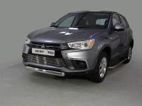 Mitsubishi ASX (16–) Защита передняя нижняя (овальная) 75х42 мм