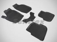 Volkswagen Polo (10–/15–) Коврики салона резиновые с высоким бортиком