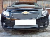 Chevrolet Cruze (09–11) Защита радиатора, хром, верх