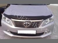 Дефлектор капота темный с надписью Toyota Camry 2011-
