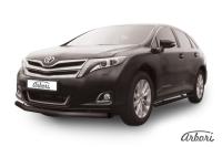 Защита переднего бампера Arbori d76 черная TOYOTA VENZA 2012-