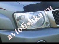 Защита передних фар прозрачная Nissan Patrol 2004-2010