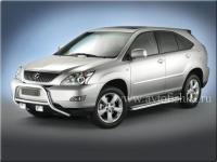 Lexus RX330, RX350, RX400H (03-) пороги боковые труба с листом, комплект 2 шт.