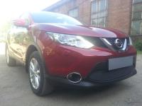 Nissan Qashqai (14–) Защита радиатора Premium, чёрная (без парктроников)
