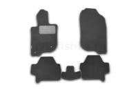 Коврики в салон MITSUBISHI Pajero Sport 2008->, внед., 5 шт. (текстиль)