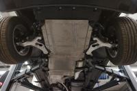 Volkswagen Touareg (10–) Защита картера + АКПП, из 2 частей, алюминий (V6i, V6TD(10-)/AUDI Q7 V6i, V6TD(09-)