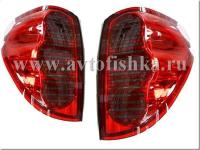 Mitsubishi L200 Triton задние фонари светодиодные красно-тонированные, комплект 2 шт.