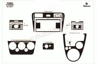 Ford Fusion 2005-2010 декоративные накладки (отделка салона) под дерево, карбон, алюминий