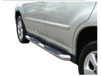 Lexus RX300, RX330, RX350 (97-03), (03-08) пороги - подножки боковые, труба 76 мм из нержавеющей стали